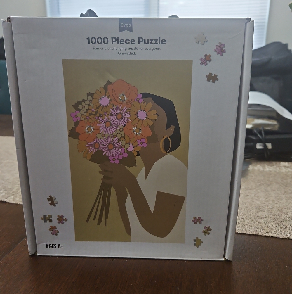 Typo 1000 Piece Puzzle - Bouquet Illustration - Used